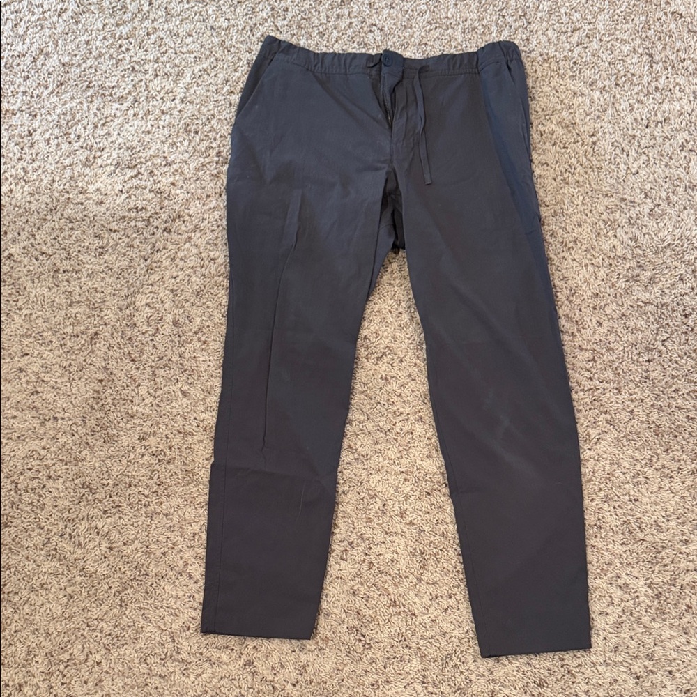 REI Men's Black Drawstring Travel Trousers